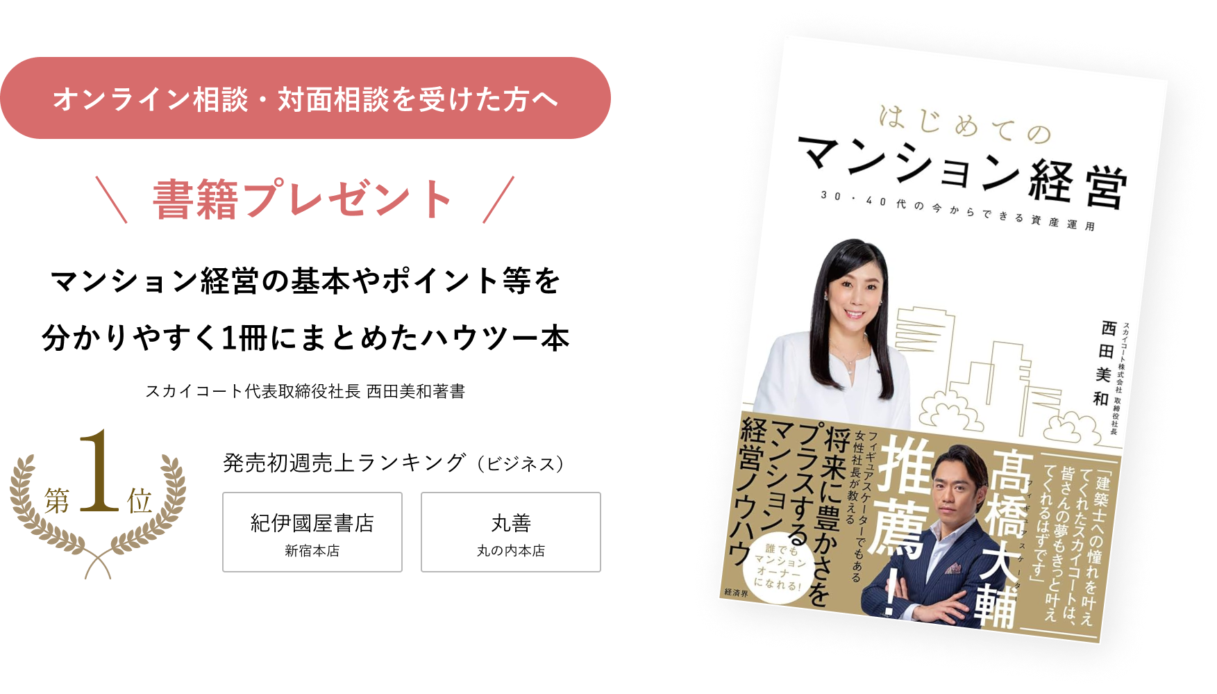 書籍プレゼント マンション経営の基本やポイント等を分かりやすく1冊にまとめたハウツー本